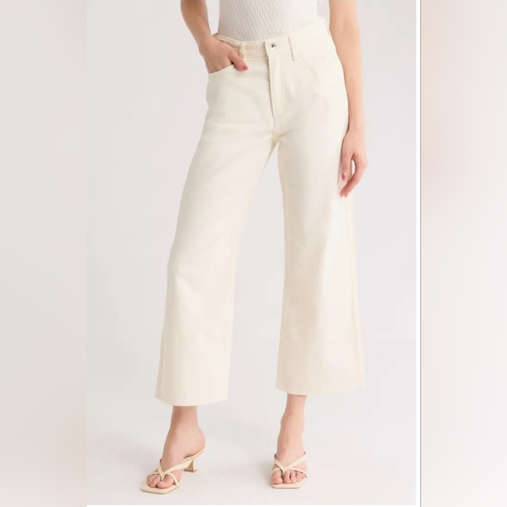 Rag & Bone - Lori Crop Jeans, Ecru, Size 29 (NWT)